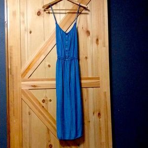Chambray Midi Dress